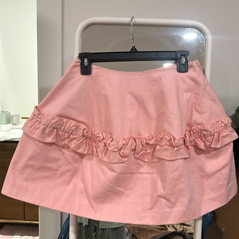 Simone Roche Jbrand pink skirt
